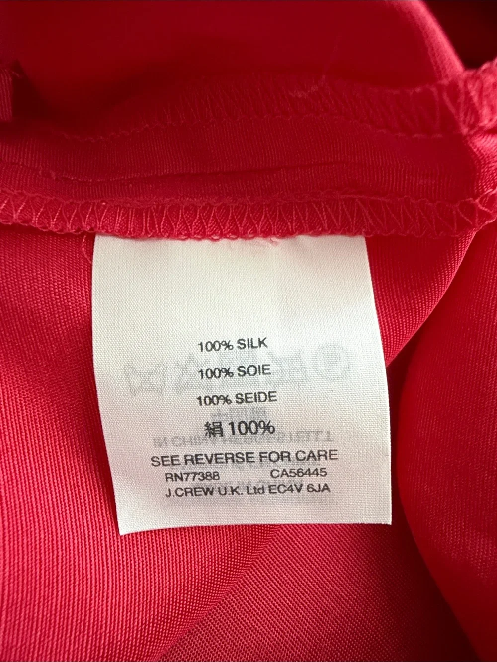 J. Crew One Shoulder Silk Shantung Top Pink Size 6 NWT
